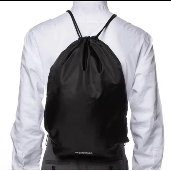 NWOT Balenciaga drawstring nylon sport backpack - Picture 1 of 2